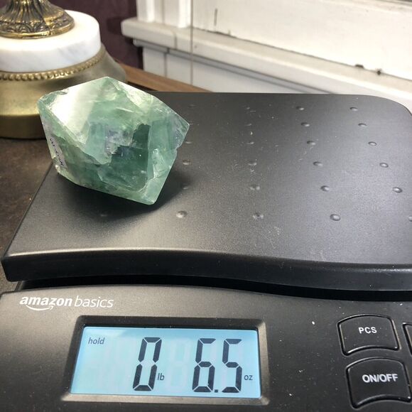 Fluorite Energy Trio: Green, Yellow, & Purple Banded Crystals for Calm & Energy - Picture 8 of 11